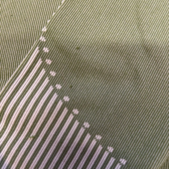 Vintage Athleta Partial Zip Green and White Yoga Top  - size Small - Picture 11 of 11